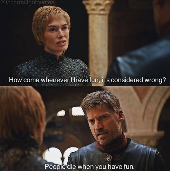 These Game Of Thrones Photos Paired With Incorrect Quotes Are