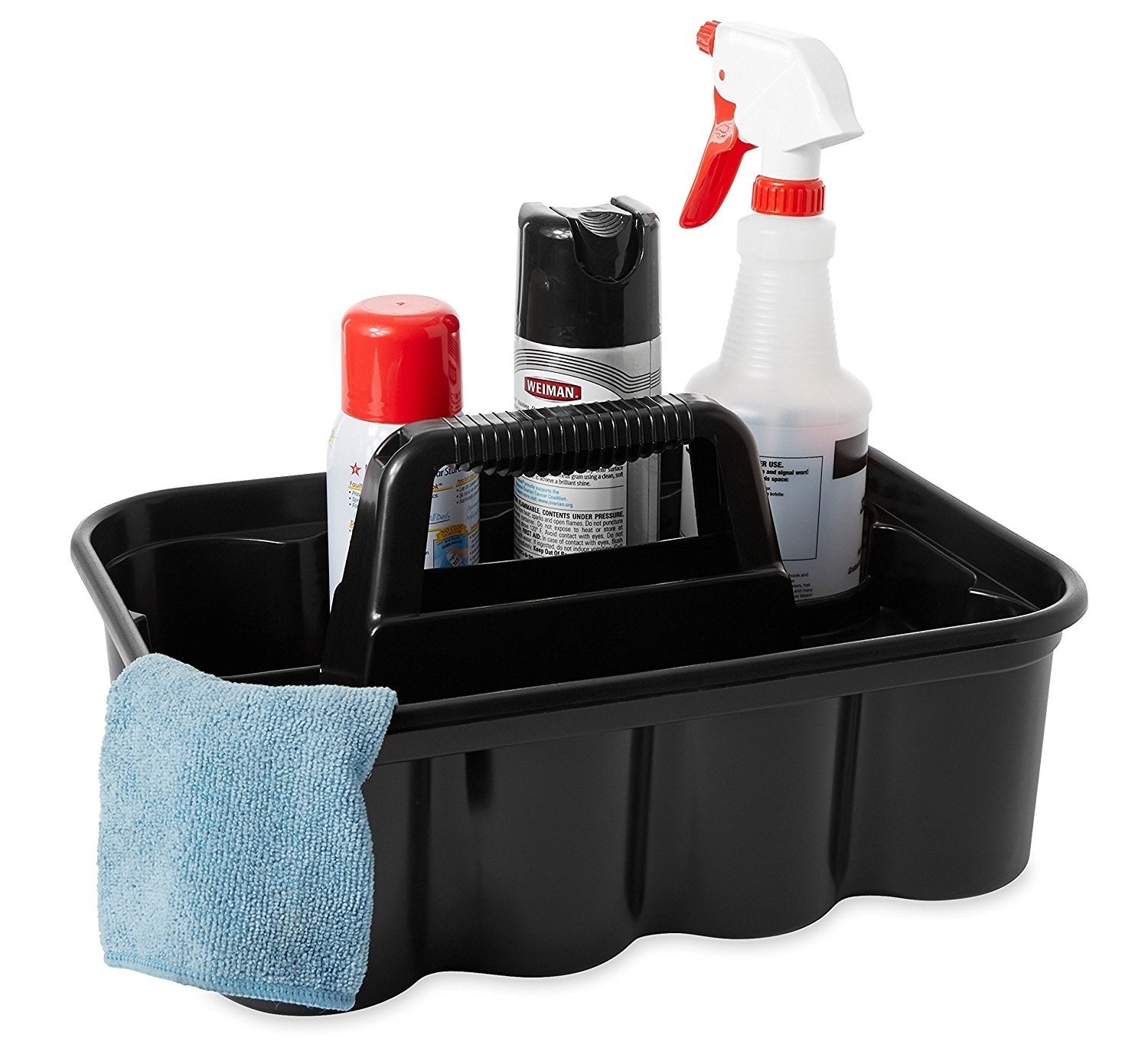 Promising Review: "If you have multiple bathrooms/rooms that use the same cleaner in your home, this thing is amazing. It has just the right amount of space in it that makes toting all your cleaning supplies around the house as you clean a breeze. Now that I have it I don't know how I got by without it!" —Kayla LGet it from Amazon for $11.15.