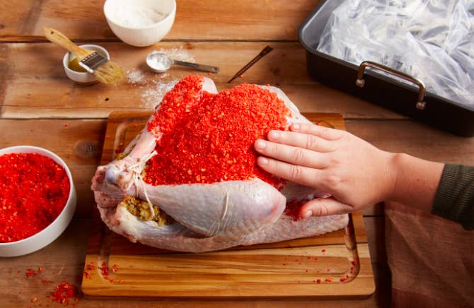 Flamin Hot Cheetos Turkey Is The New Trend For Thanksgiving