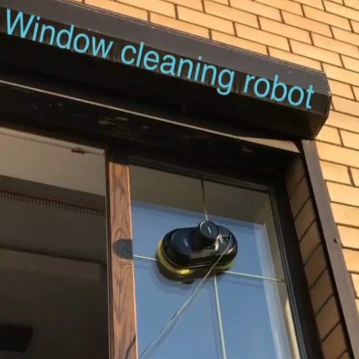 Windows cleaning robot. Windows cleaning robot