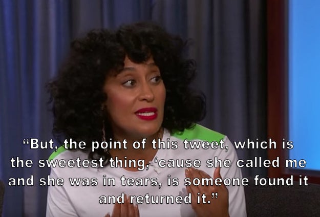 Of course, like any mom would, Diana called Tracee immediately to tell her about the whole Marshall's ordeal. And specifically to say how grateful she was.