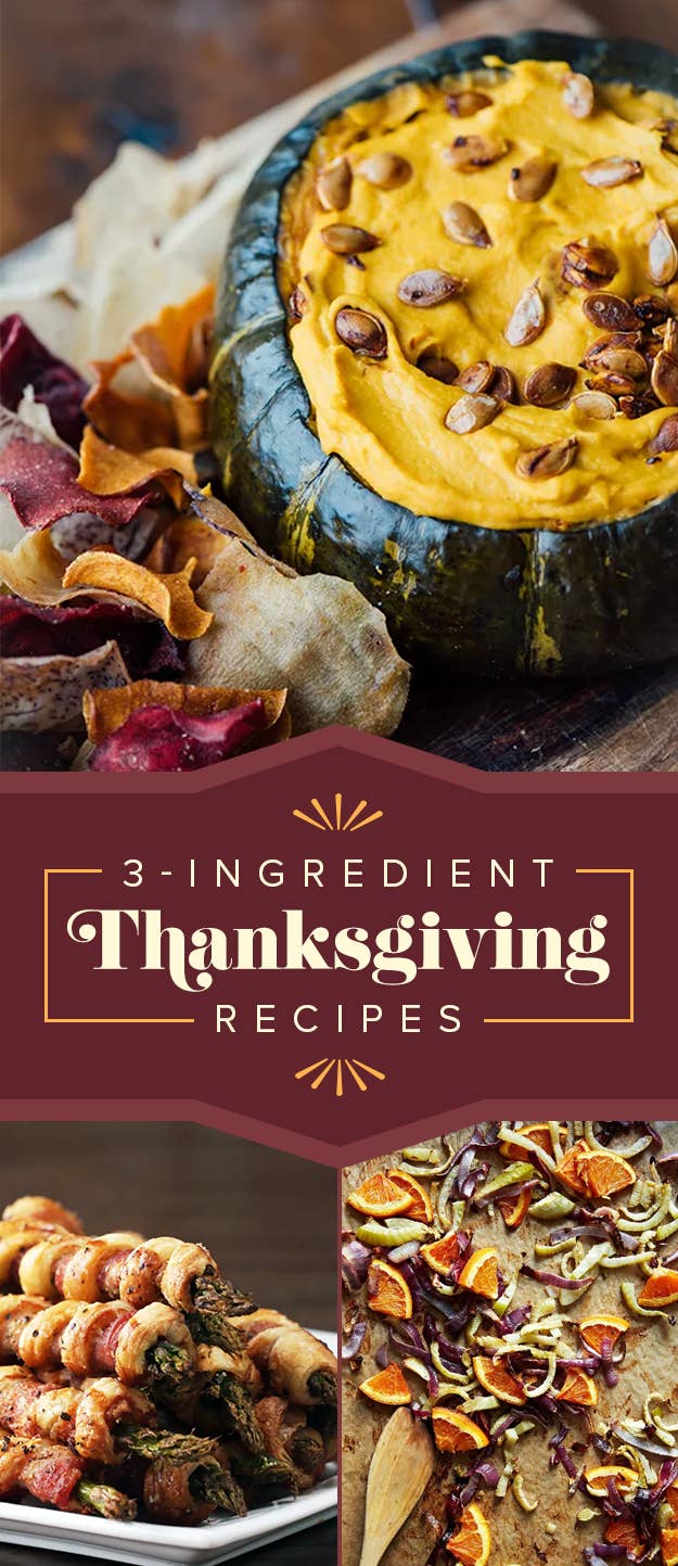 27 3-Ingredient Thanksgiving Appetizers, Sides, And Desserts