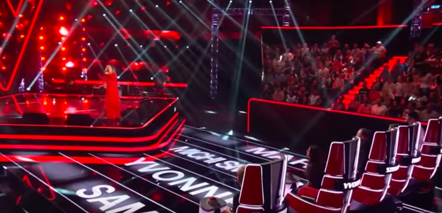 The judges had absolutely no idea who she was, even when they turned around and were staring straight at her.