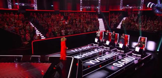 The one silver lining: They DID really like her audition!!! I mean, all four judges turned around their chairs for her.