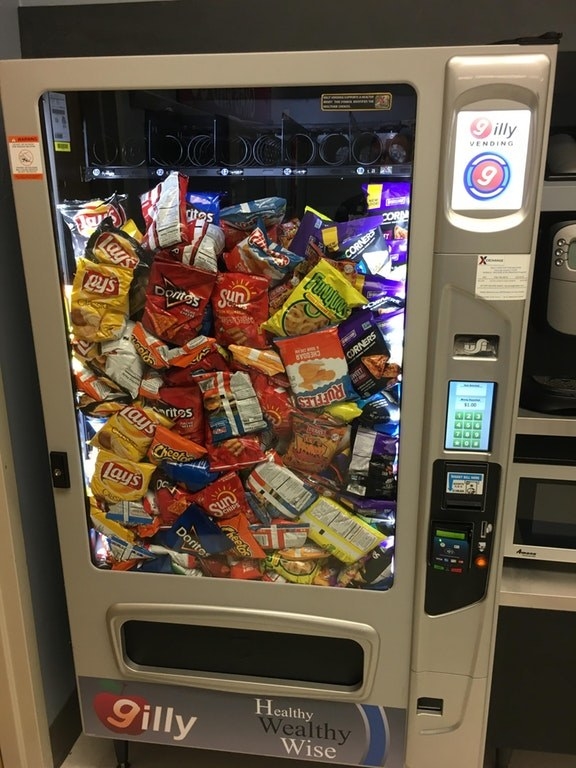 Whoever set up this vending machine.