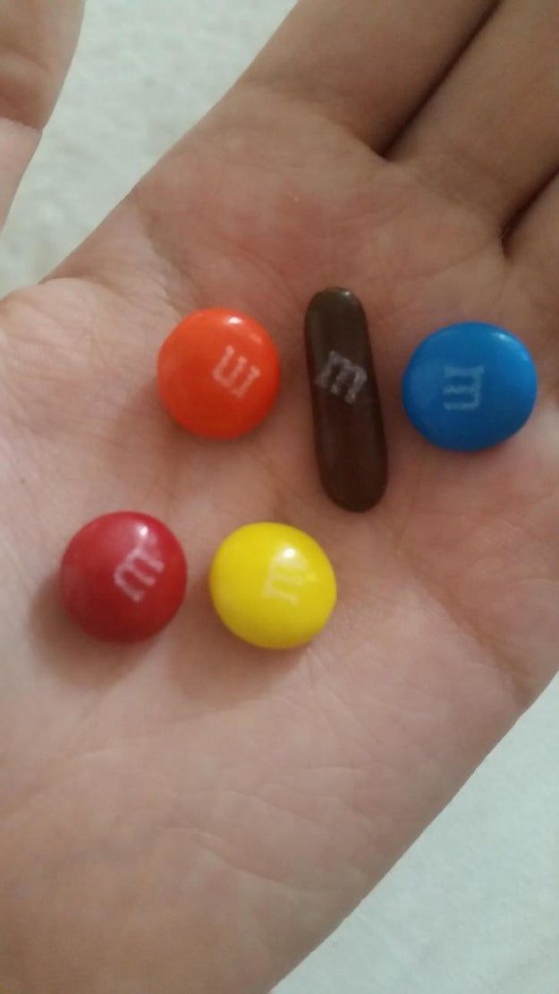 And finally, whoever was in charge of the brown M&amp;Ms.