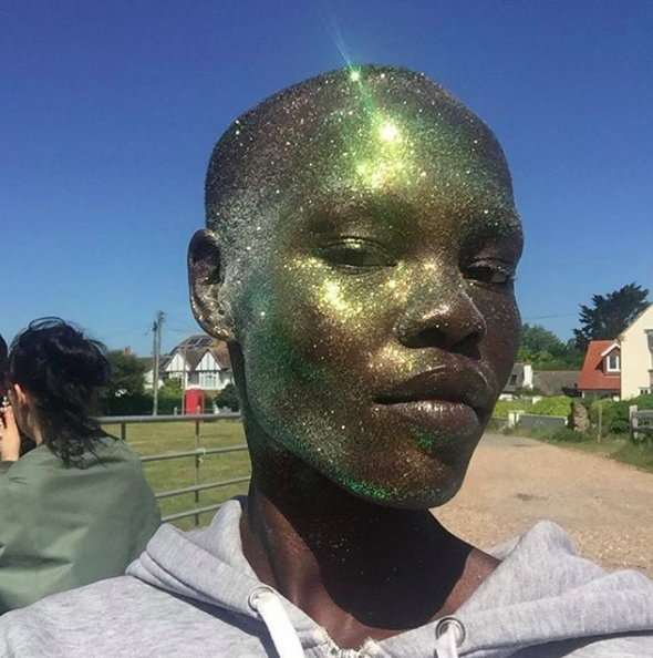And Grace Bol is us whenever we get new highlighter.