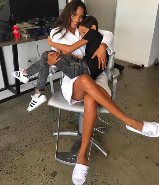 Lais Ribeiro refusing to accept the fact that her son isn't a baby anymore is us as parents.