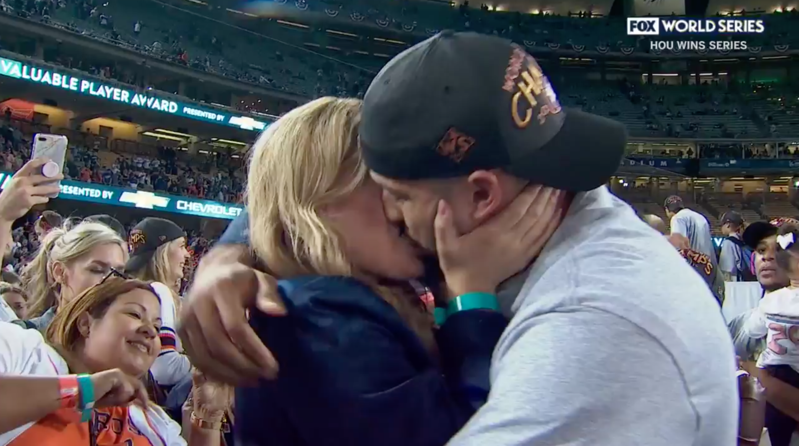 Love and baseball: Astros players show their romantic sides