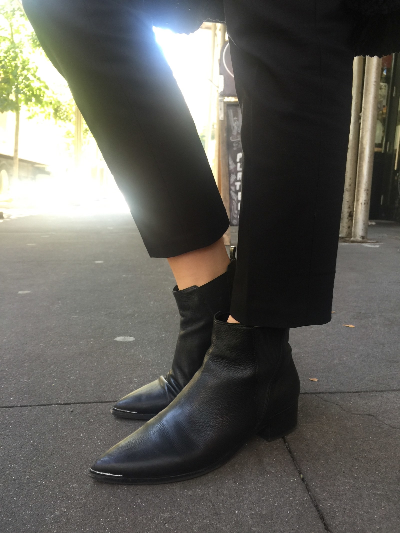 marc fisher black ankle boots