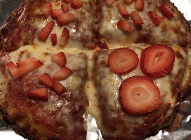 Strawberries Are Now A Pizza Topping Apparently And Twitter Isn't Happy  About It