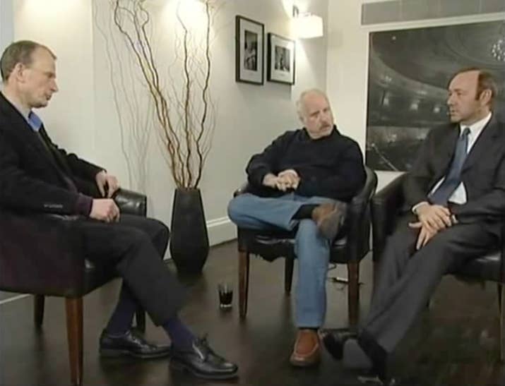 Richard Dreyfuss and Kevin Spacey promoting Complicit in a video interview.