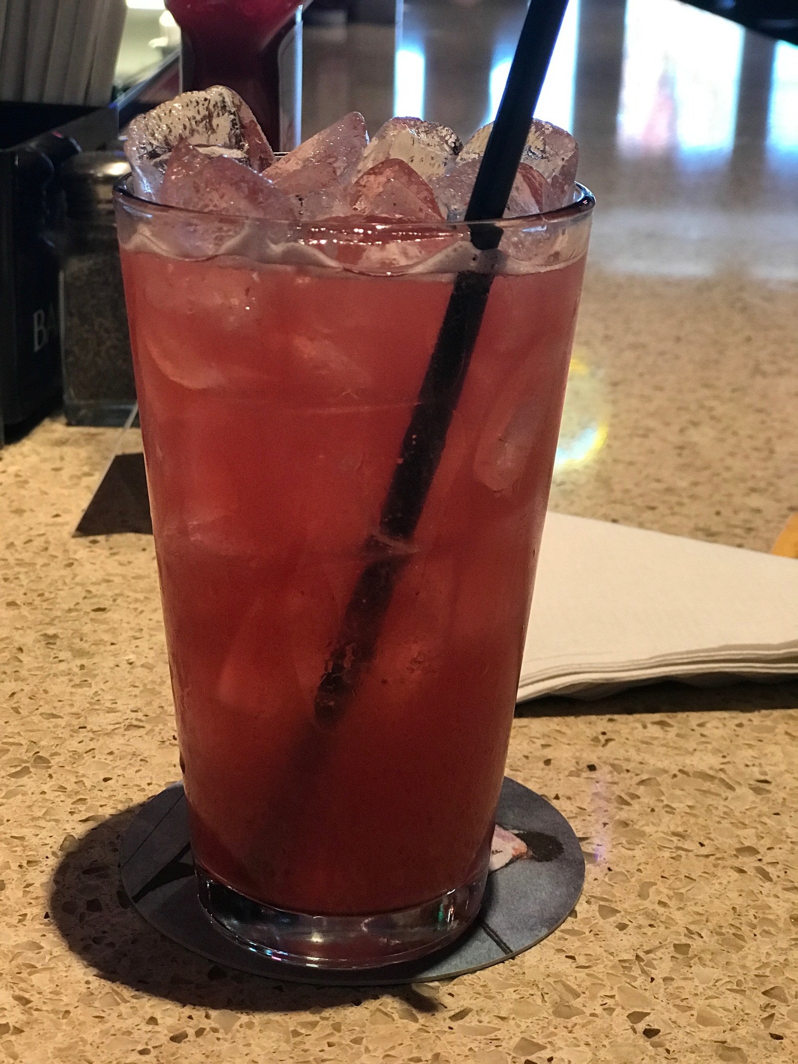 Guess what? I didn't get a margarita. Yes, I know .. but don't worry because I will next time! This drink was really different and delicious though. I don't usually tend to veer towards dark liquor but this drink was delightful and sometimes you just have to step out of your comfort zone. #yum