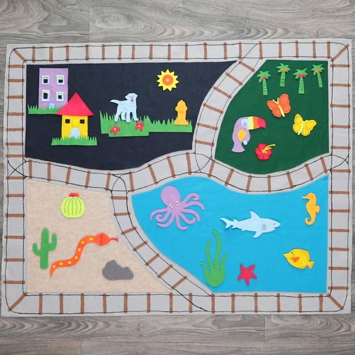 DIY Felt Play Mat