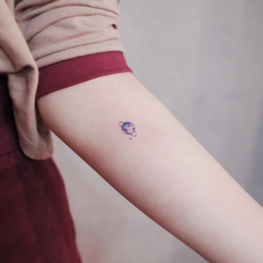 Mars Planetary Symbol Temporary Tattoo (Set of 3) – Small Tattoos
