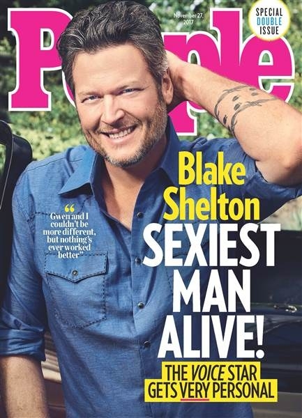 Blake Shelton was the sexiest man alive.