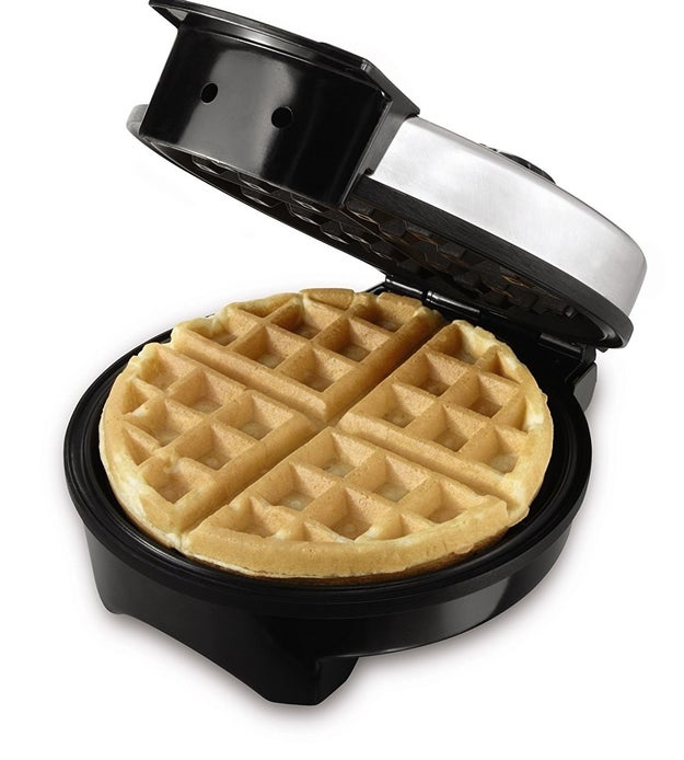 A surprisingly versatile waffle maker for whipping up your fave brunch foods at home. Think of the money you'll save!