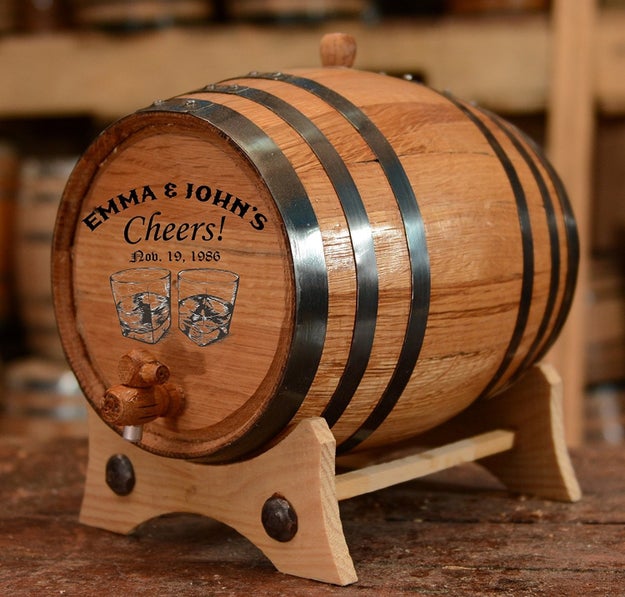 A whiskey barrel that'll almost be as exciting as all the liquor they can fit inside.