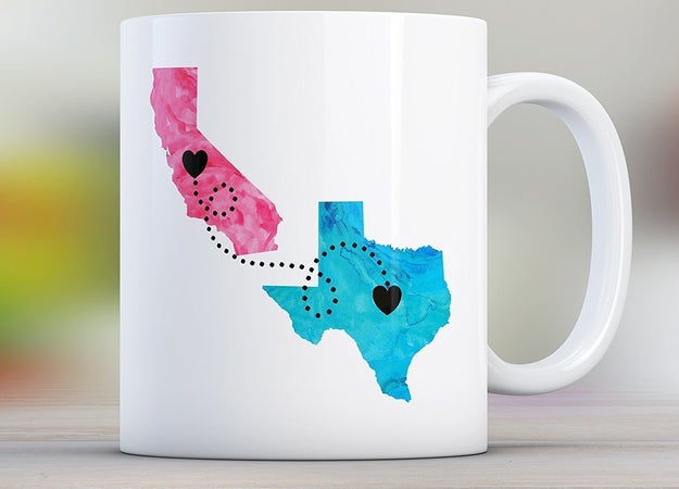 A heart-warming mug for you and whoever you miss so you can both get through your first cup of coffee together.