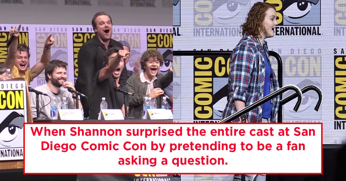 Shannon Purser Surprised 'Stranger Things' Cast at Comic-Con
