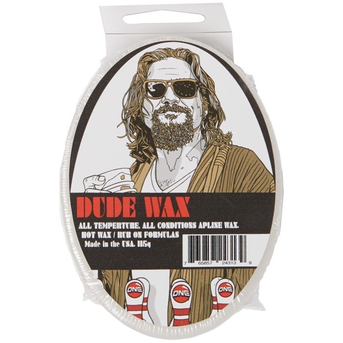 Chicks dig it, dudes dig it, and your board's base will definitely dig it; the One Ball Jay The Dude Snowboard Wax smells like Old Spice and helps you slide on snow faster than Yo Gotti can slide into your DMs.You can find it here.