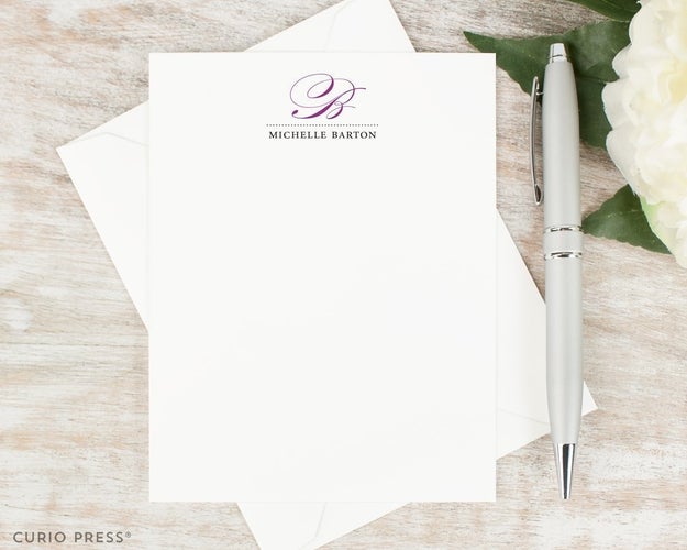 A set of elegant stationary so to-do lists look less depressing and more stately.