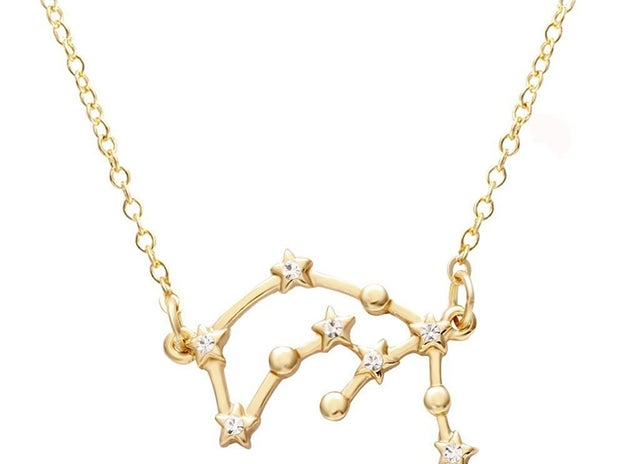 A gold-plated zodiac necklace in every sign that'll please even the biggest Scorpio.