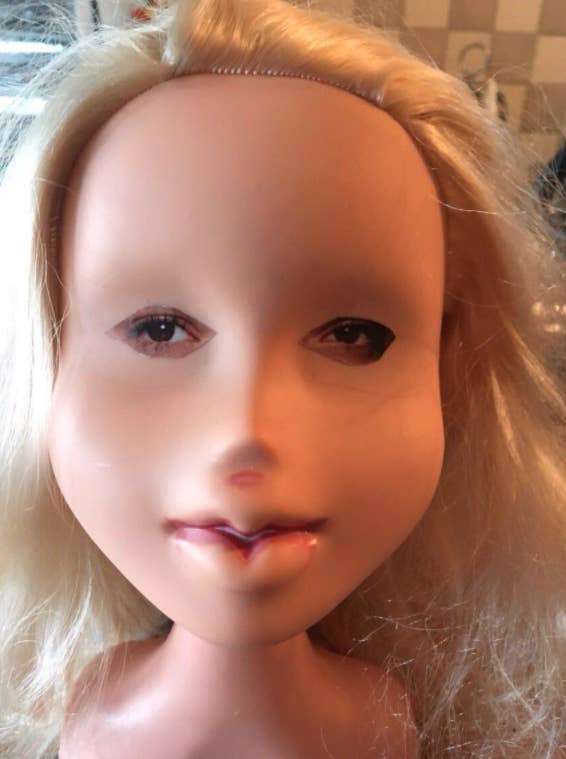 barbie without makeup