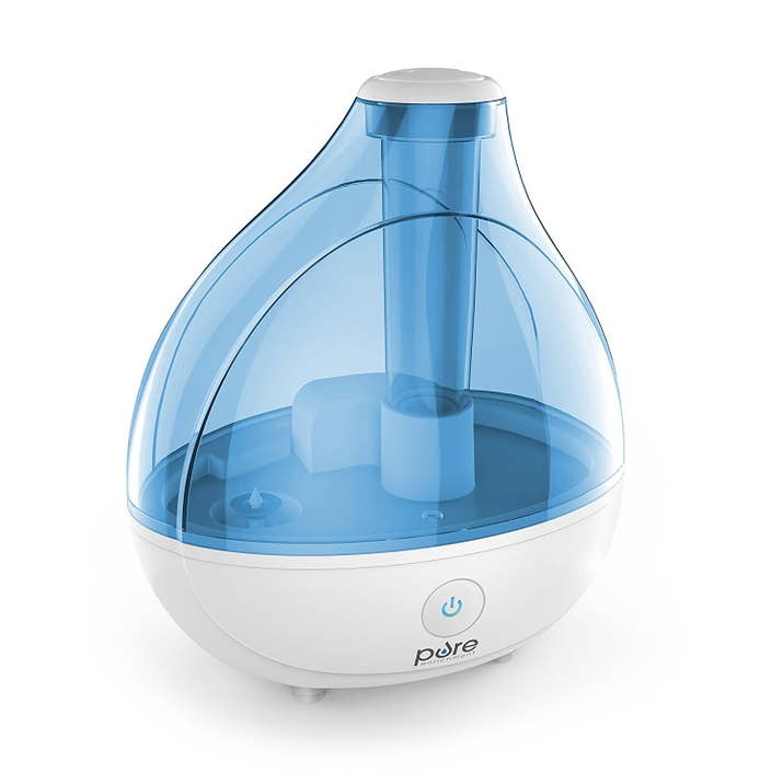 I picked this up this last winter after my kid caught her first cold — and went from sleeping soundly through the night to waking up every few hours with congestion. But running a humidifier next to her crib at night seemed to make an immediate difference. I especially liked this one because it's quiet and compact.(Also, I know this is on the pricier side — but I bought the top-rated one on Amazon because I wanted to make sure it worked as promised. And it did!)Get the MistAire ultrasonic humidifier from Amazon for $39.99.
