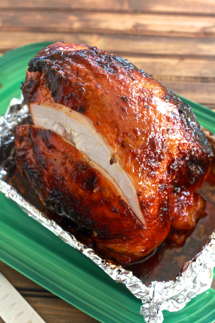 Apple Cider Glazed Turkey Breast | TheNoshery.com #jcpCares #BH #ad