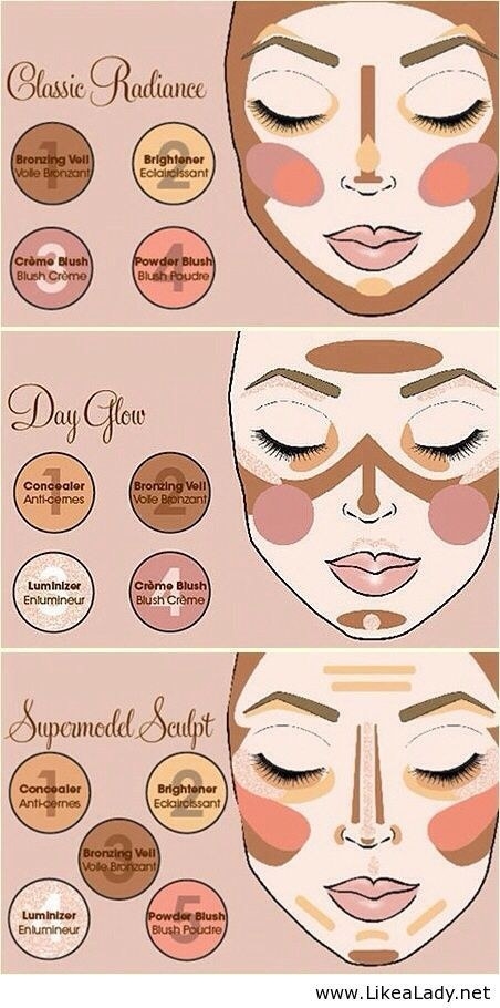 And if you want to take your contouring up a notch, here are a few variations on a theme.