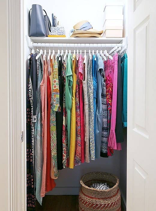 hang dresses in short closet How to deal with wardrobe being too short to hang stuff in? : r/malelivingspace