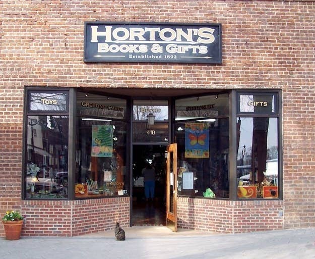 "Horton's Books & Gifts is the oldest bookstore in the state of Georgia. It was established in 1892, and they still have the original cash register! The best part is they have three cats: Dante, Mayah (pictured,) and Poe to help guest pick out books." —katieb435e59368Visit Horton's Books & Gifts on Sat. 11/25 for free tote bag with purchase of $20, free gift or paperback book with purchase of $40, and 10% off total purchase for Buy a Books for Toys for Tots.