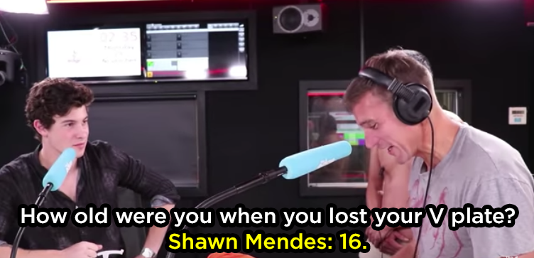 Shawn Mendes Opened Up About Losing His Virginity Hooking Up With