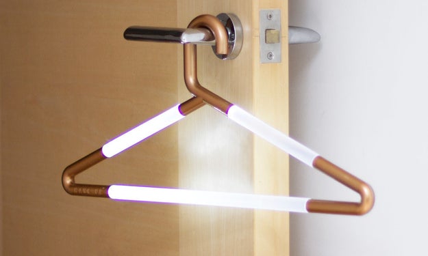 A soft-glowing hanger light so you never have to get dressed in the dark again.