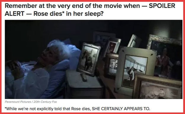 Rose Might Not Have Died At The End Of 