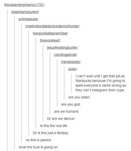 17 Posts About Starbucks That Prove Tumblr Should Switch To Decaf Starbucks spelling a collection of misspelled names from the inventors of the frappuccino. archive · random · rss · ask · post · other work · press. 17 posts about starbucks that prove