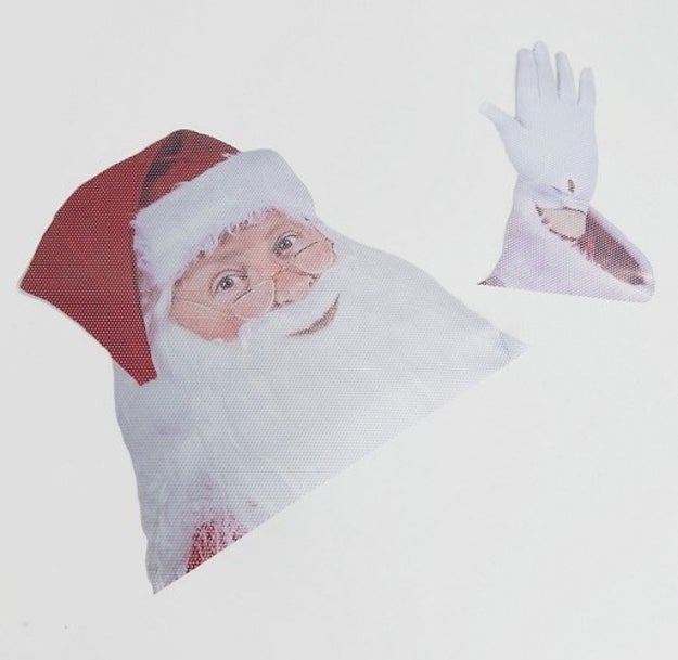 A car sticker to give the illusion that they're Santa's official chauffeur.