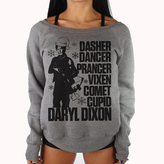 A sweater that celebrates Daryl as he should be celebrated.