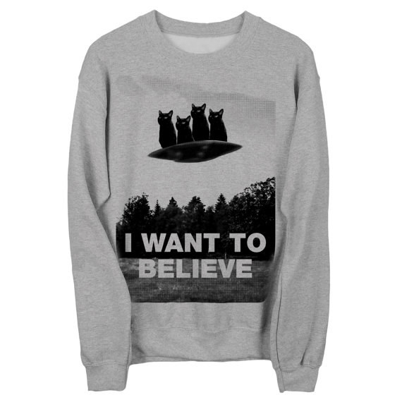 A sweatshirt for the Mulder in your life.