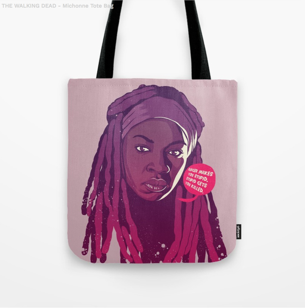 A tote bag for all the Michonne fans.