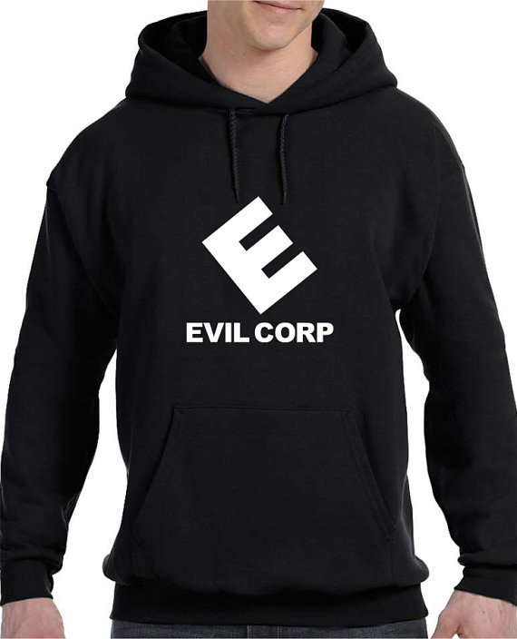 A sweatshirt for those who aren't afraid to work for the bad guys.