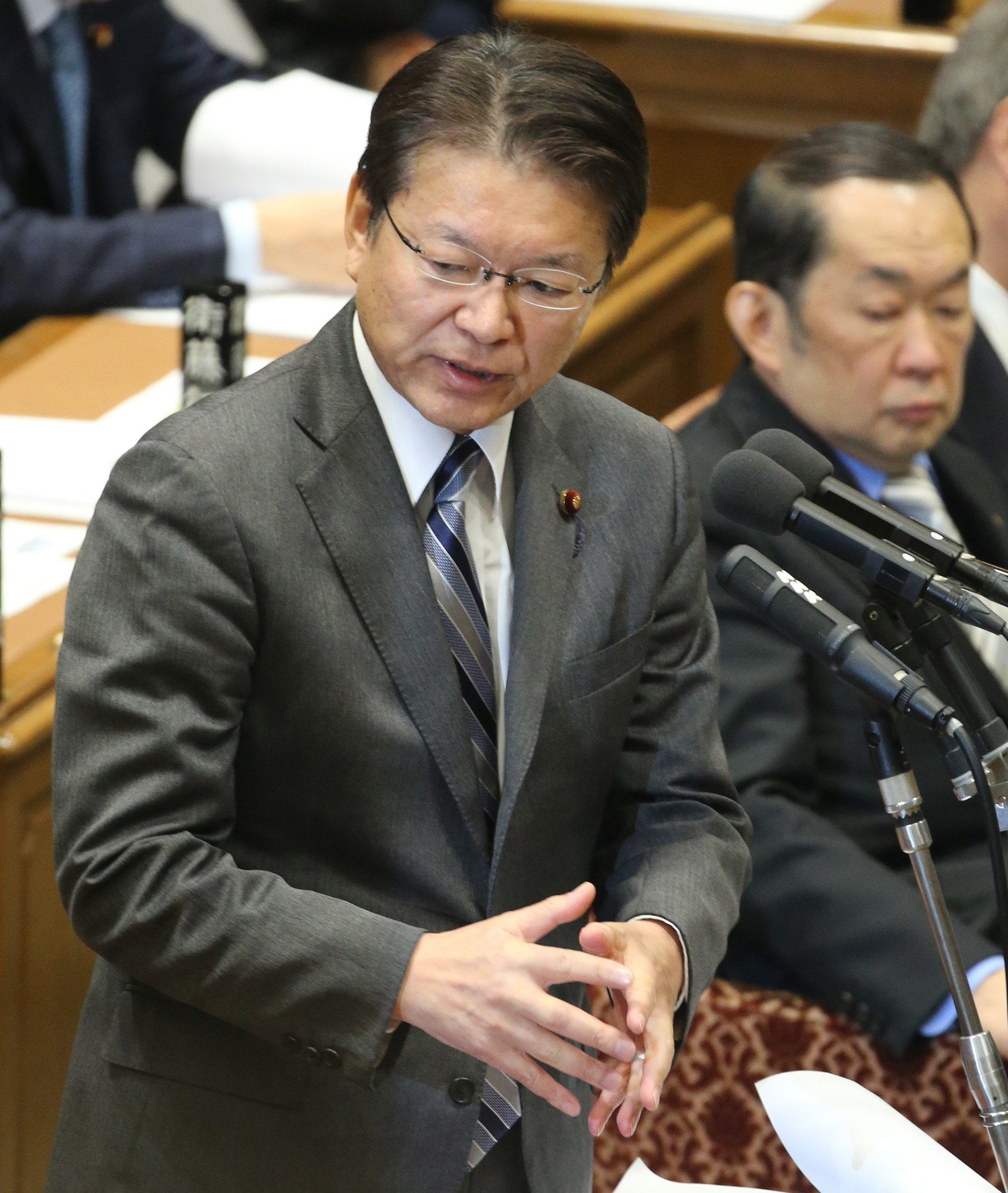 長妻議員(2月撮影)