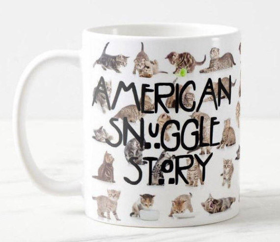 A mug for those who love the show but also love to snuggle.