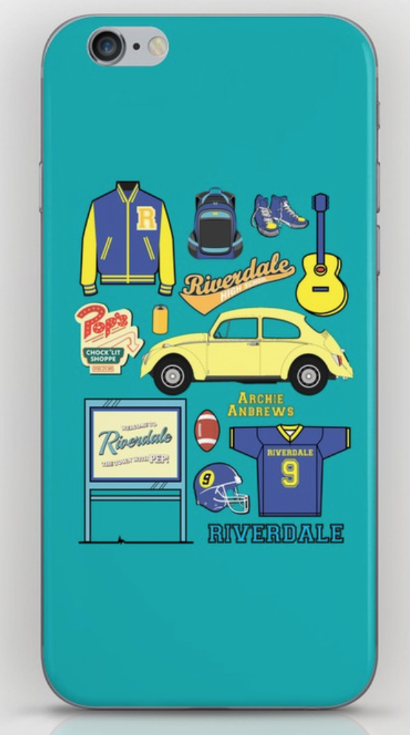 An iPhone case that features the best Riverdale has to offer.