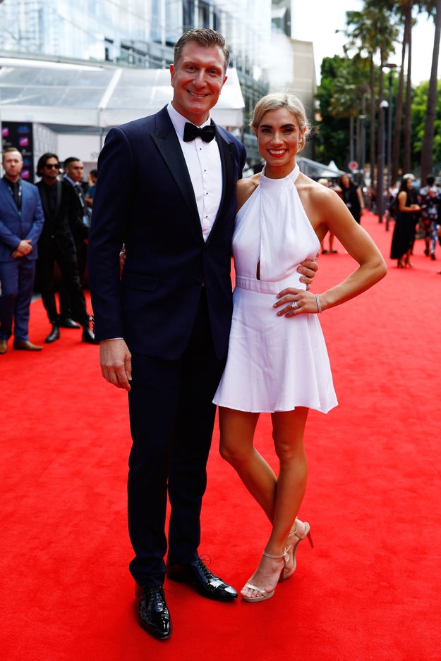 Simon Pryce and Lauren Hannaford