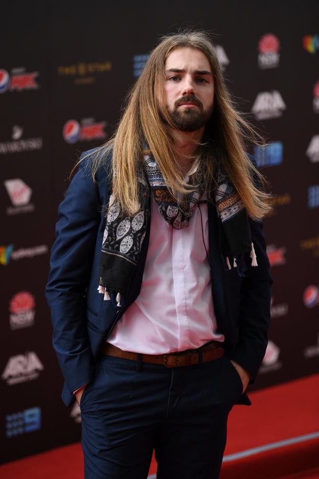 A random dude dressed as Kevin Parker of Tame Impala for some reason