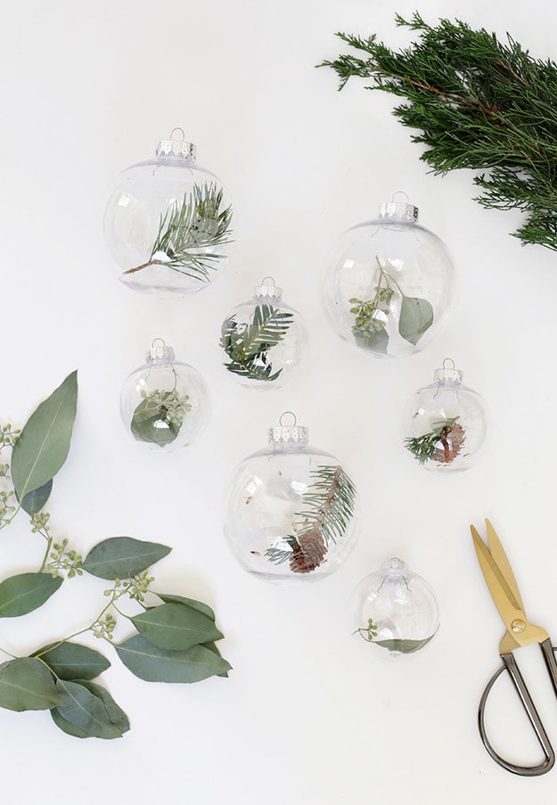 Freshly-cut greenery ornaments for quick and easy Christmas tree decor or general ~wintery~ merriment.