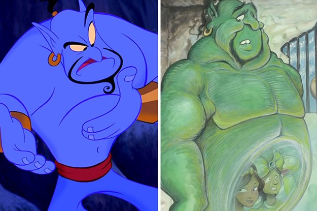 Not To Shock You, But This Is What Genie From Aladdin Almost Looked Like