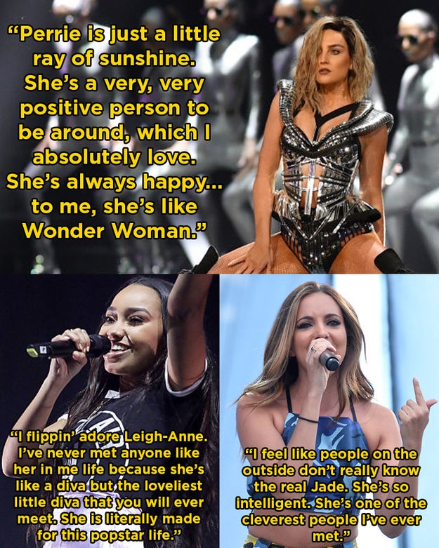 When Jesy proved to be the proud mom of the group and gushed about Perrie, Leigh-Anne, and Jade during the Glory Days documentary: